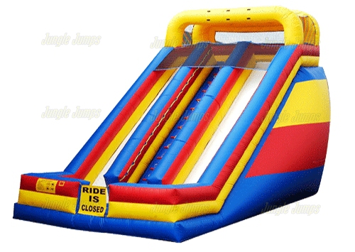 24' GIANT INFLATABLE DOUBLE LANE SLIDE